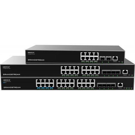 Grandstream GWN7812P - 16 Gigabit POE ports L3 managed switch