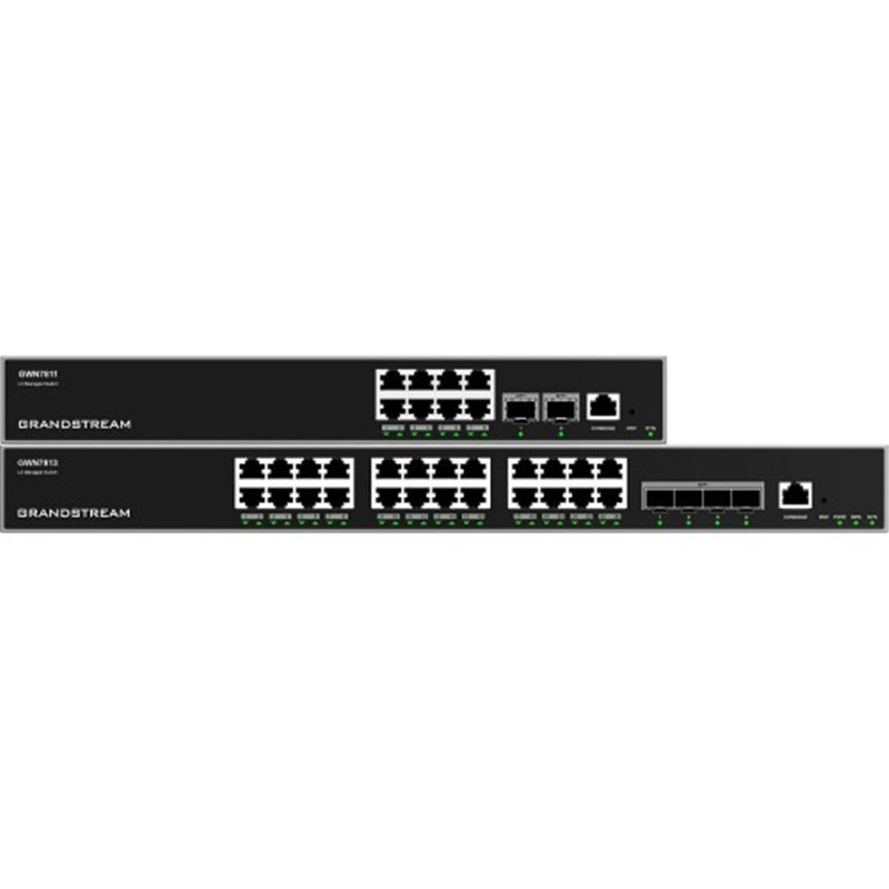 Grandstream GWN7813 - 24 Gigabit ports L3 managed switch
