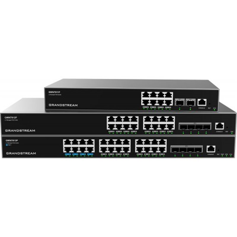 Grandstream GWN7813P - 24 Gigabit POE ports L3 managed switch