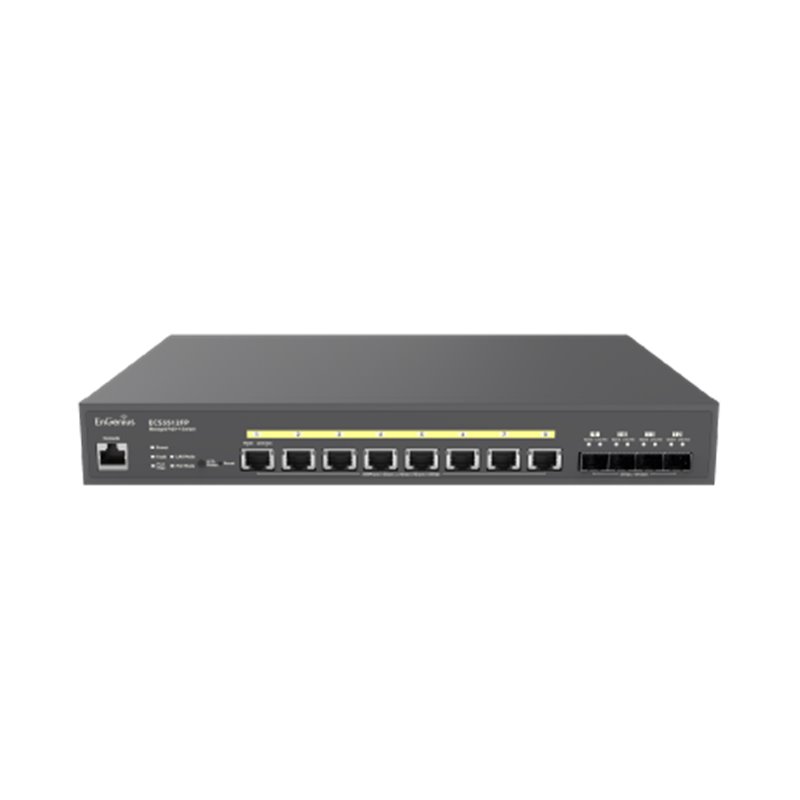 EnGenius ECS5512FP Cloud Managed 420W PoE++ 8Port 10G Network Switch